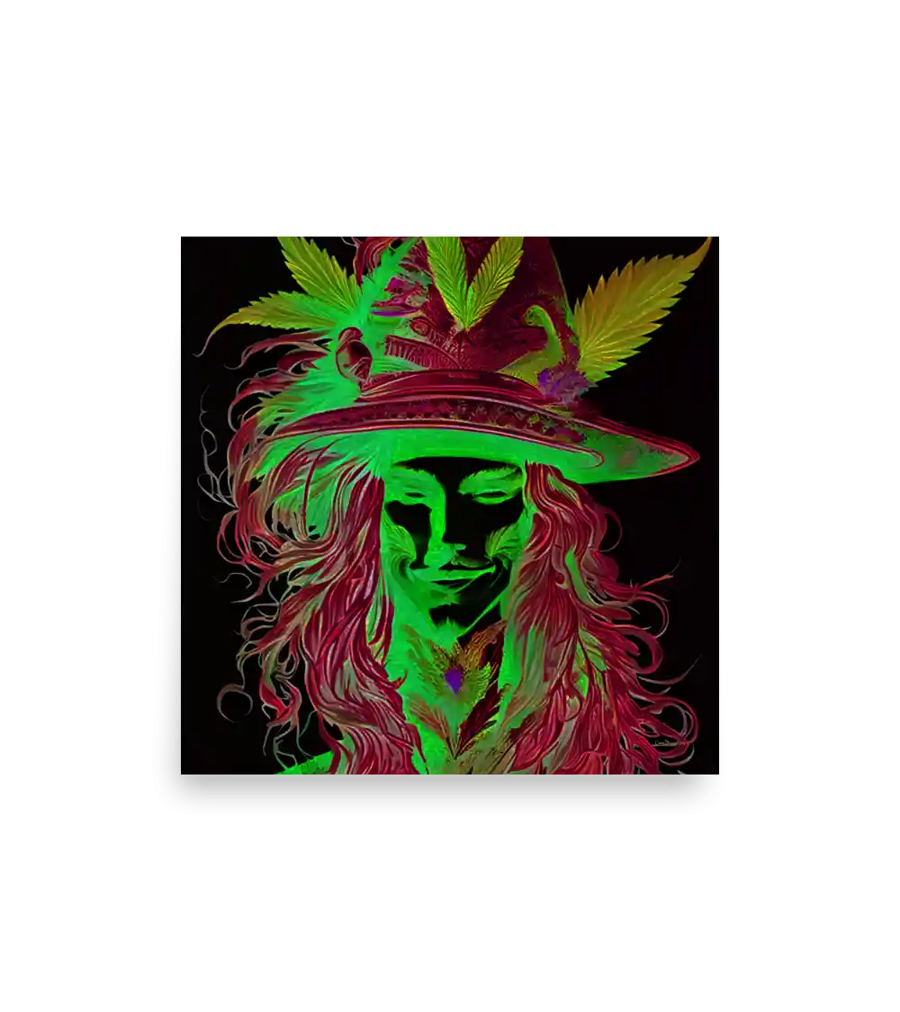02 GREEN HFQ BURLESQUE Poster
