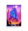 14 Neon City Poster