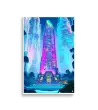 16 Neon City Poster