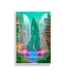 18 Neon City Poster