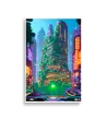 19 Neon City Poster