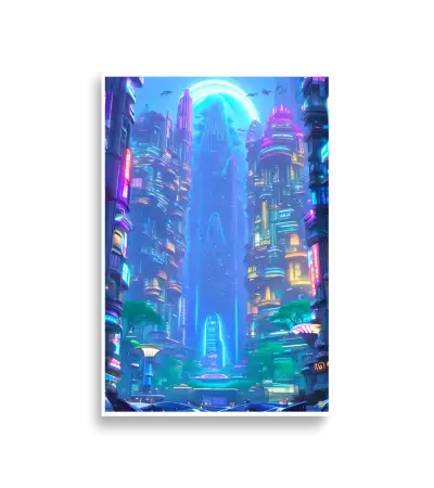 26 Neon City Poster