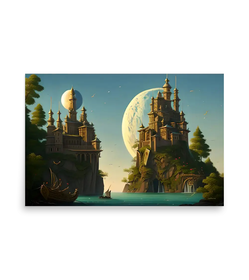 07 WATER CASTLE Photo Poster