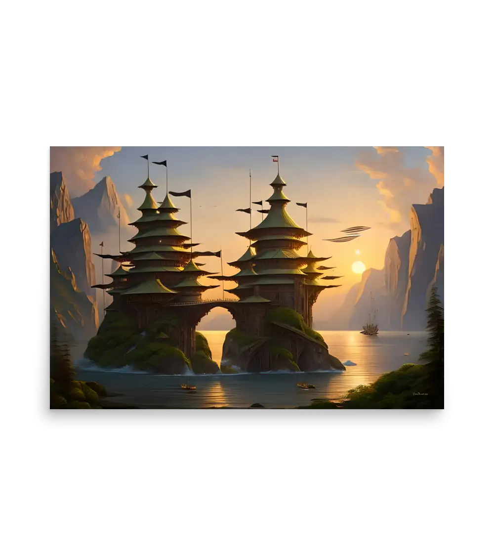 12 WATER CASTLE Photo Poster