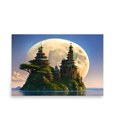 10 WATER CASTLE Photo Poster