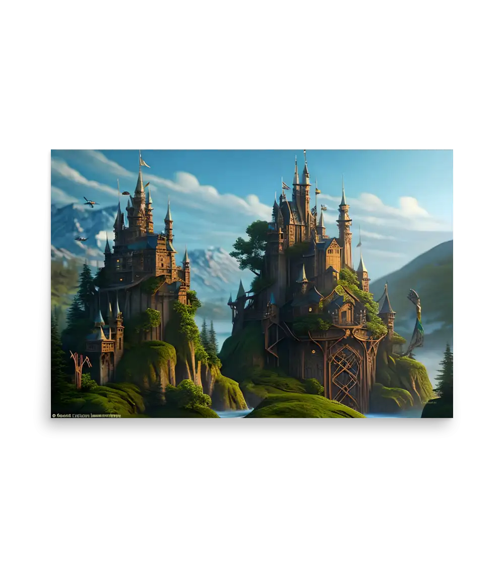09 WATER CASTLE Photo Poster