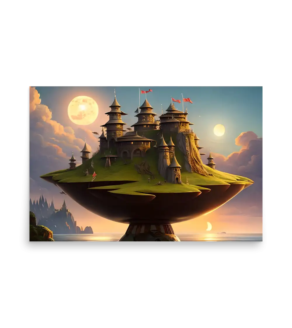 15 WATER CASTLE Photo Poster