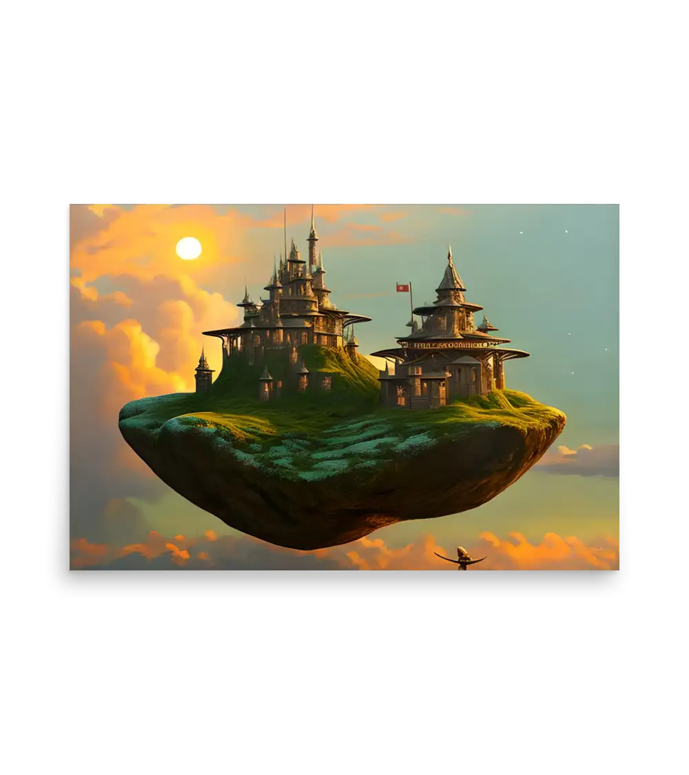 08 WATER CASTLE Photo Poster