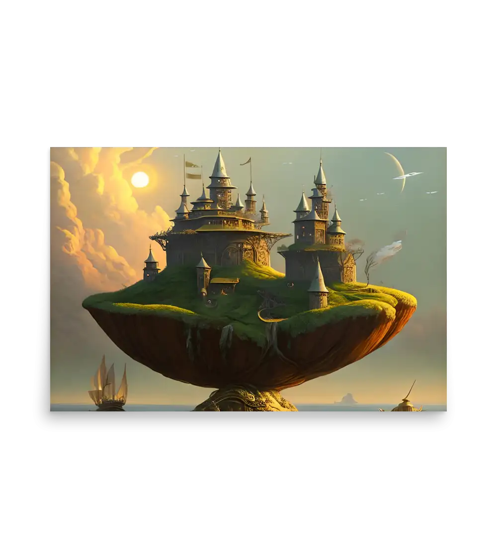 11 WATER CASTLE Photo Poster