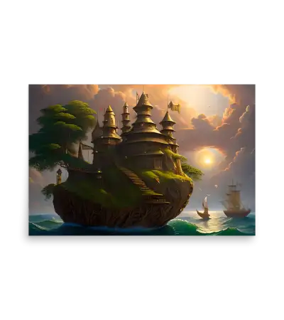 16 WATER CASTLE Photo Poster