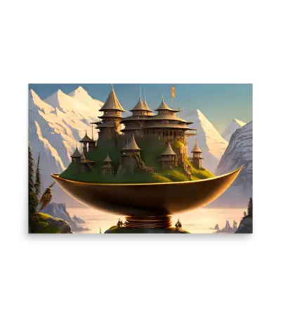 17 WATER CASTLE Photo Poster