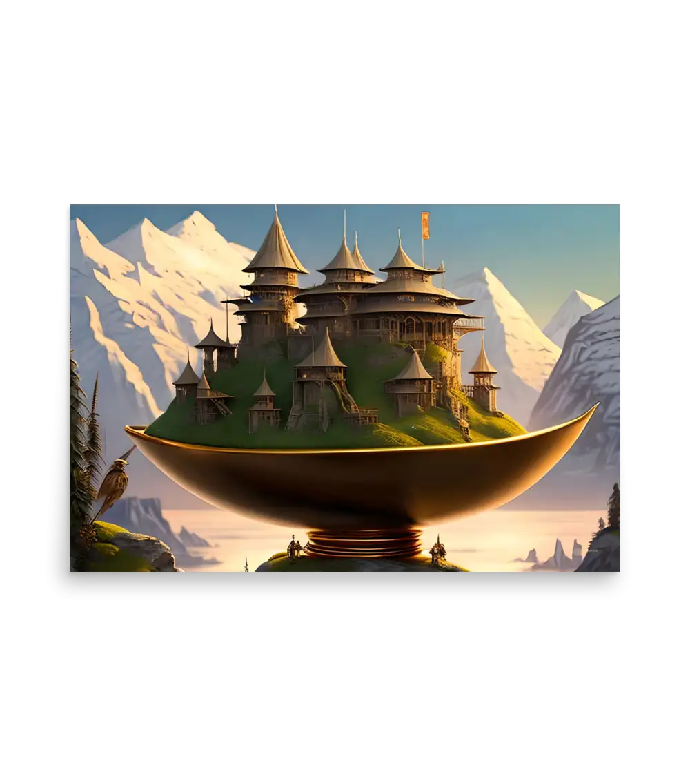 17 WATER CASTLE Photo Poster