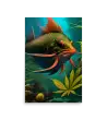 01 HEMP FISH Photo Poster