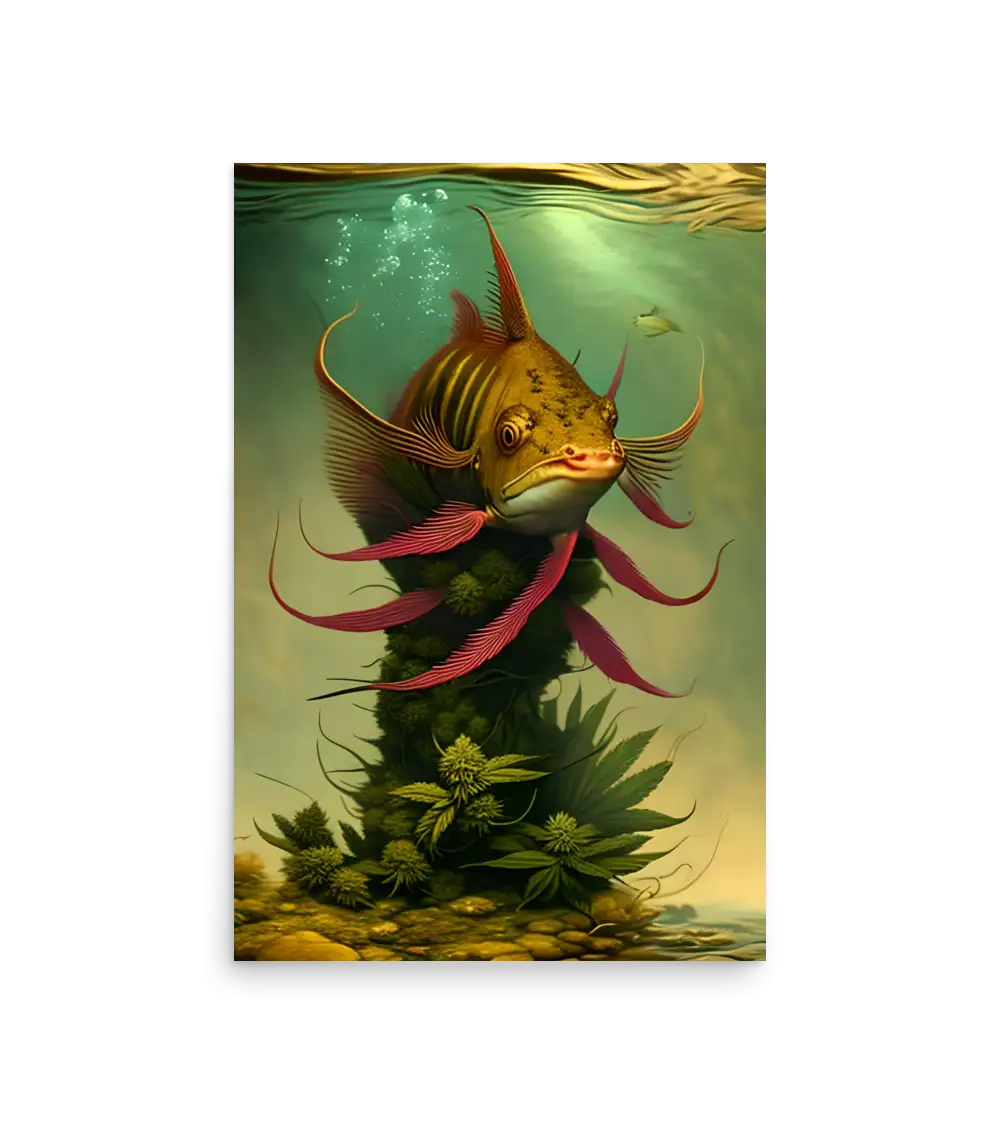 02 HEMP FISH Photo Poster