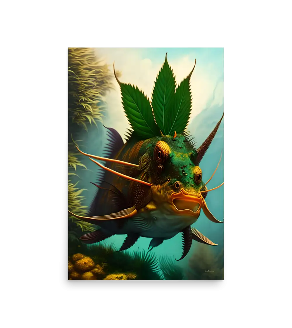 06 HEMP FISH Photo Poster