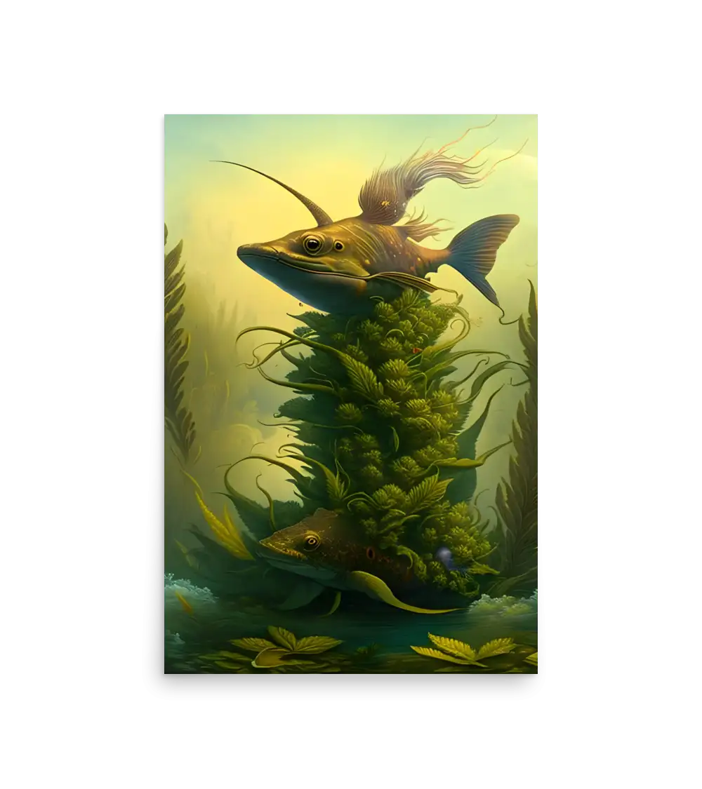 04 HEMP FISH Photo Poster