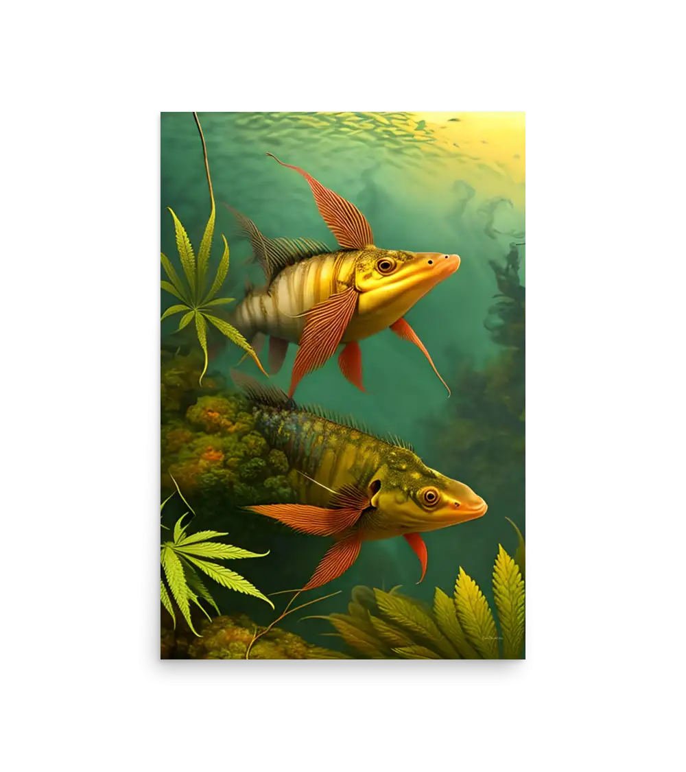 01 BI HEMP FISH Photo Poster