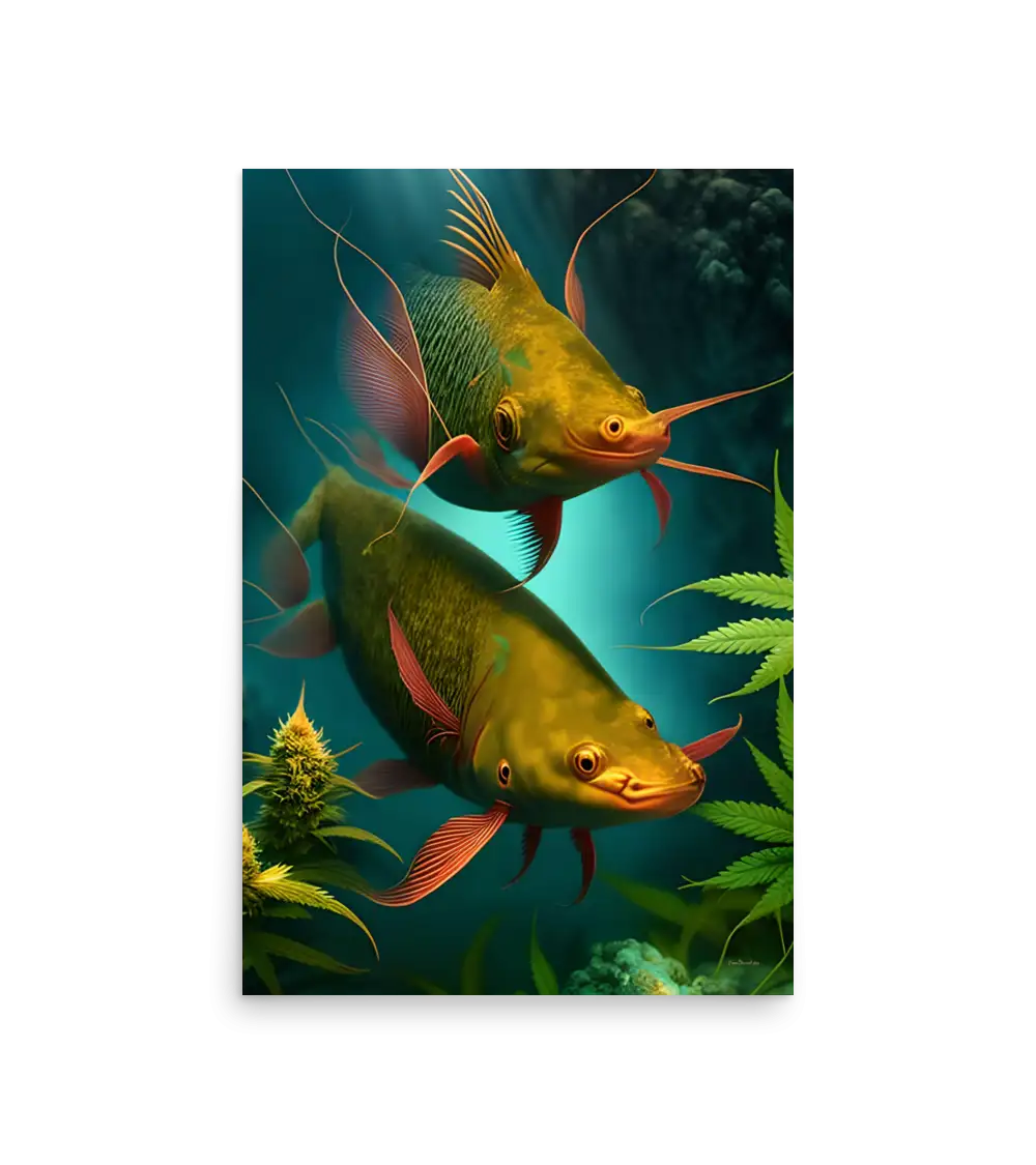 02 BI HEMP FISH Photo Poster