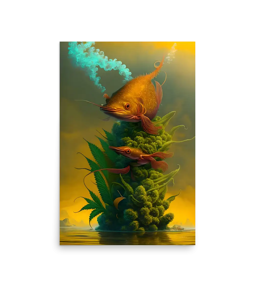 03 BI HEMP FISH Photo Poster