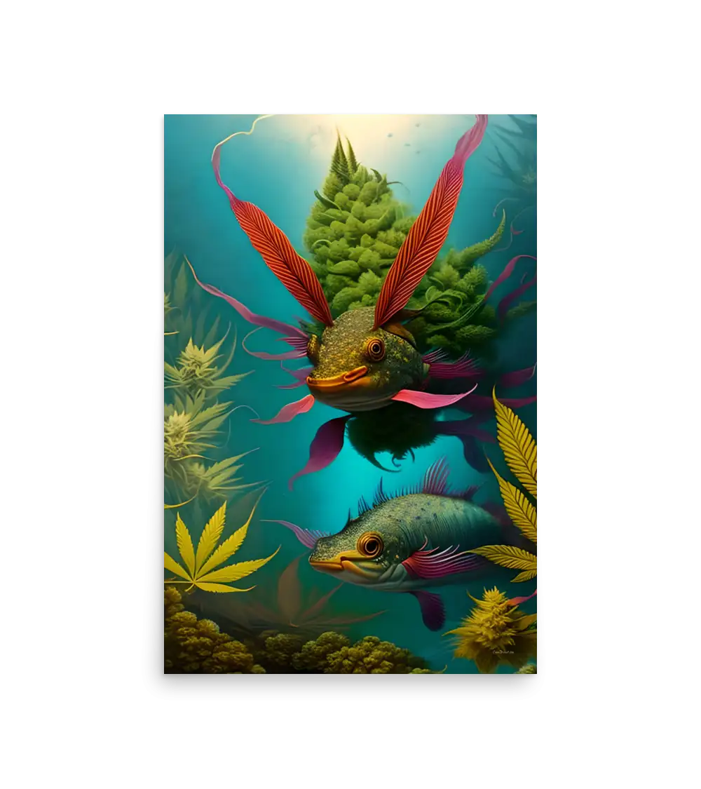 07 BI HEMP FISH Photo Poster
