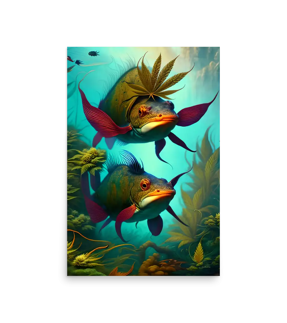 06 BI HEMP FISH Photo Poster