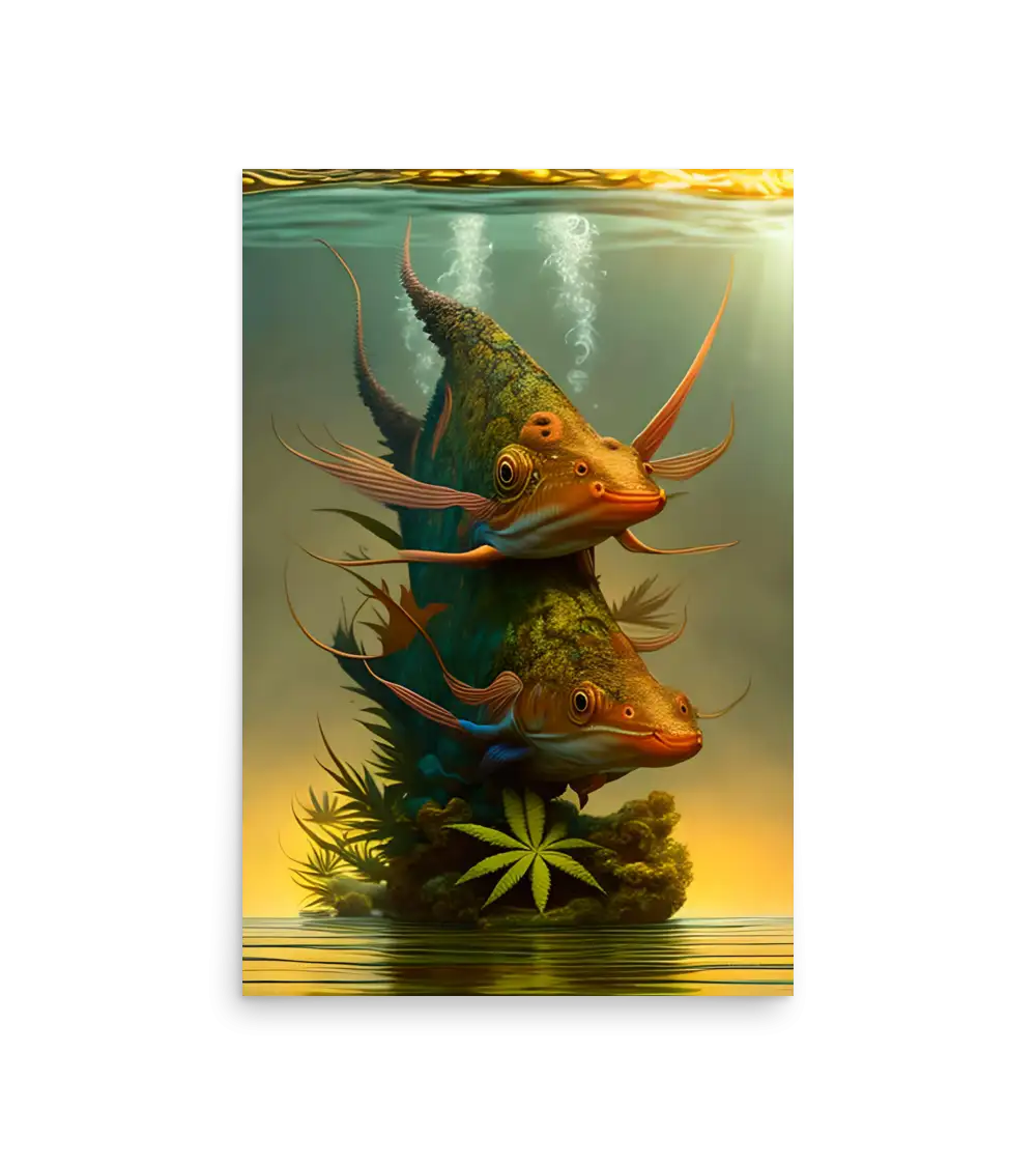 04 BI HEMP FISH Photo Poster