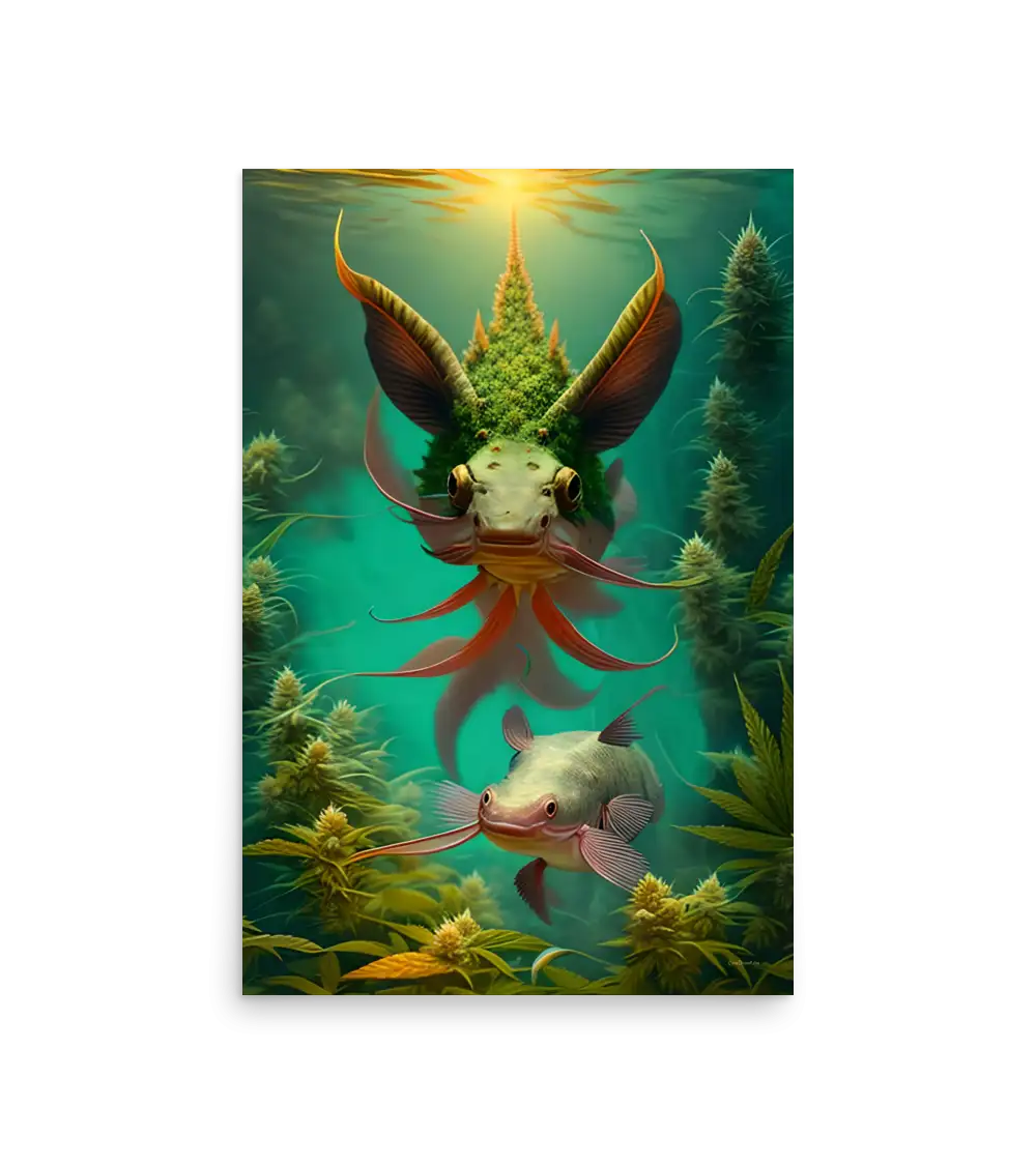 11 BI HEMP FISH Photo Poster