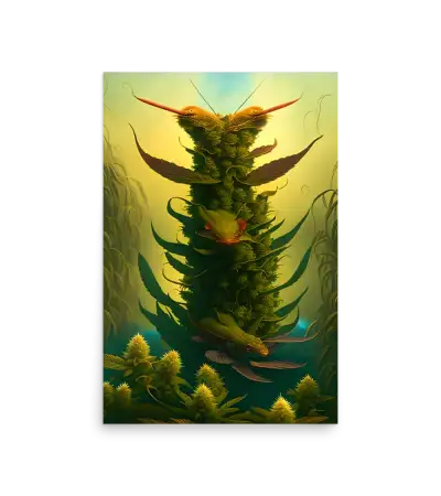 10 BI HEMP FISH Photo Poster