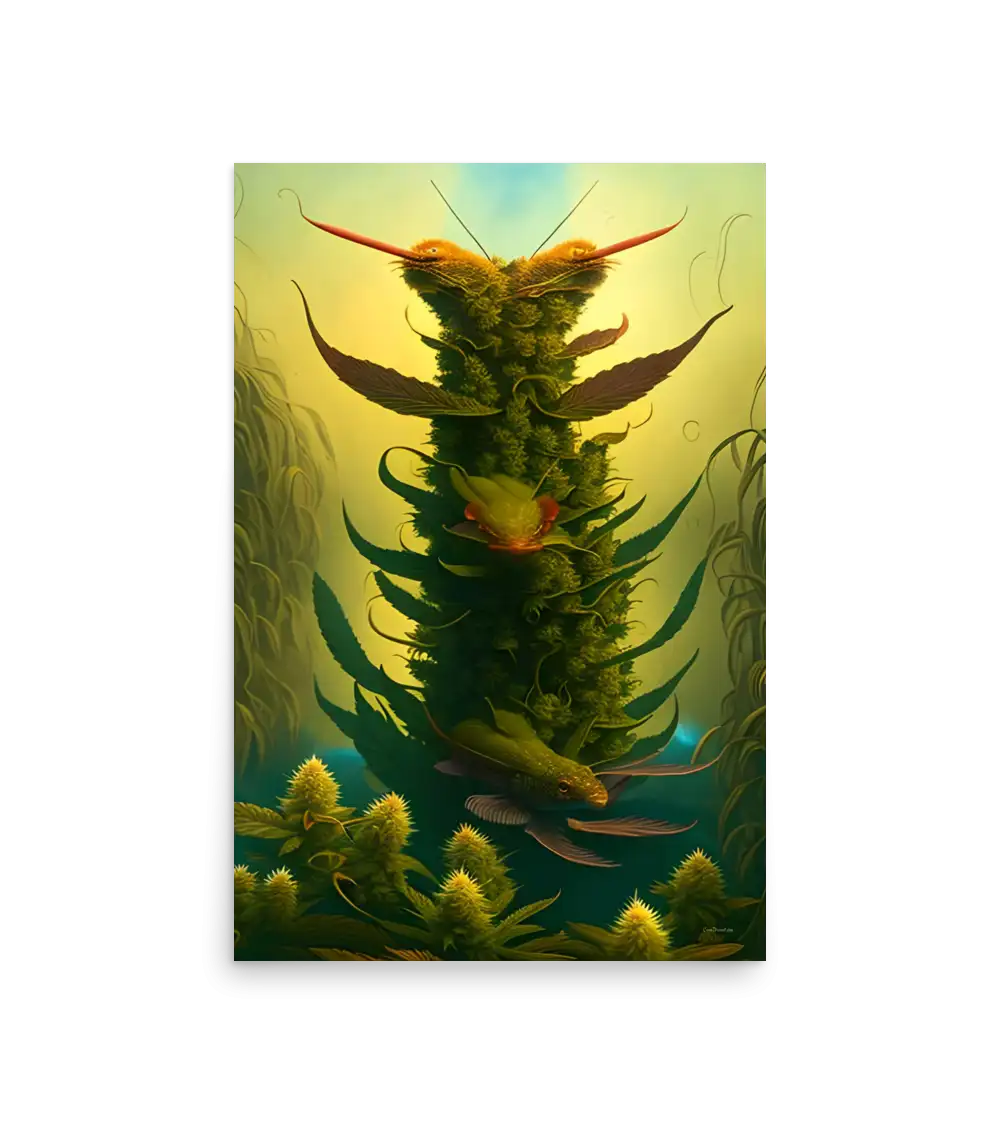 10 BI HEMP FISH Photo Poster