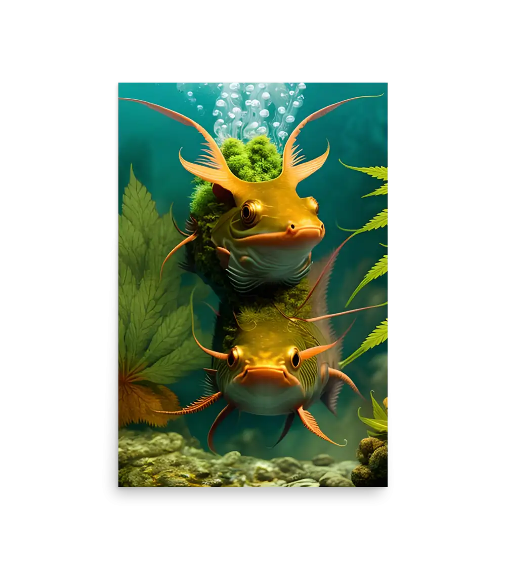 09 BI HEMP FISH Photo Poster