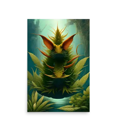 12 BI HEMP FISH Photo Poster