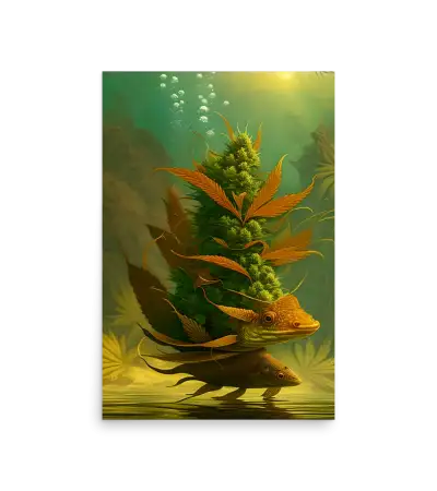 14 BI HEMP FISH Photo Poster