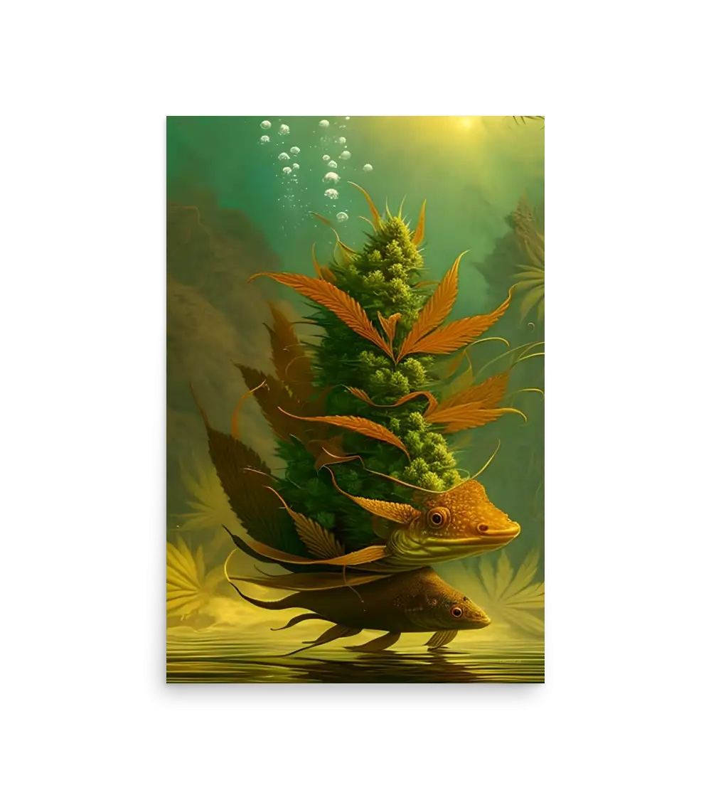 14 BI HEMP FISH Photo Poster