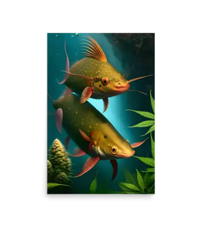 17 BI HEMP FISH Photo Poster
