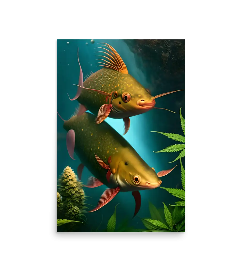 17 BI HEMP FISH Photo Poster