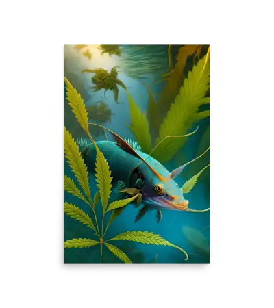15 BI HEMP FISH Photo Poster