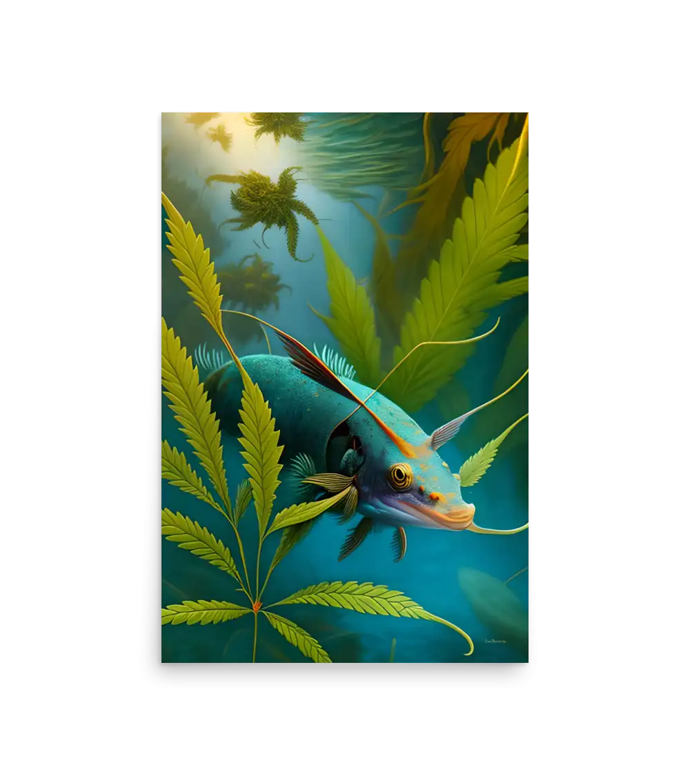 15 BI HEMP FISH Photo Poster
