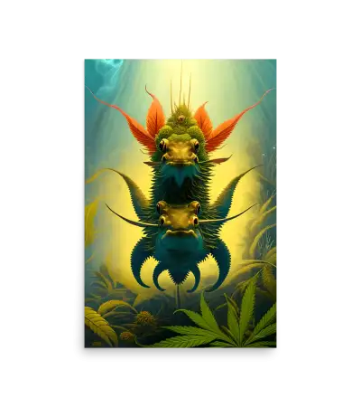 26 BI HEMP FISH Photo Poster