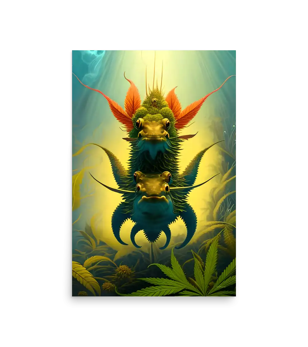 26 BI HEMP FISH Photo Poster