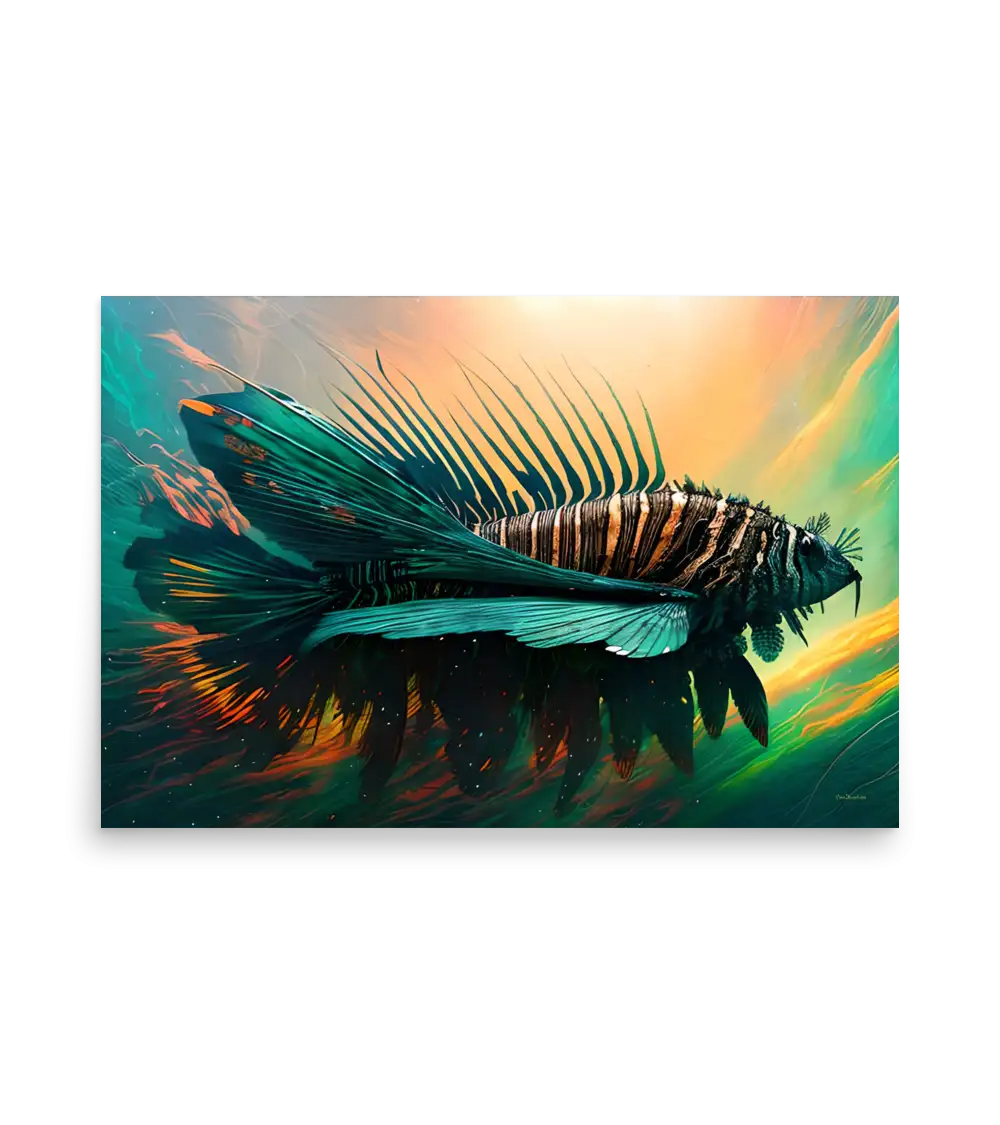 10 FIRE FISH Poster