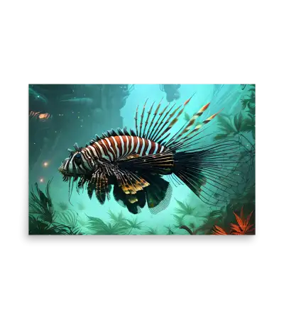 12 FIRE FISH Poster
