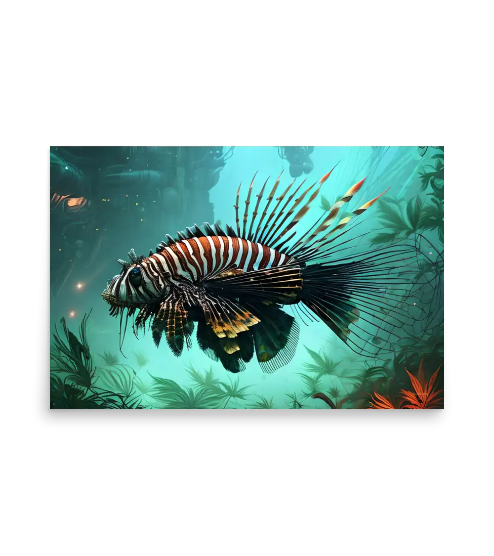 12 FIRE FISH Poster
