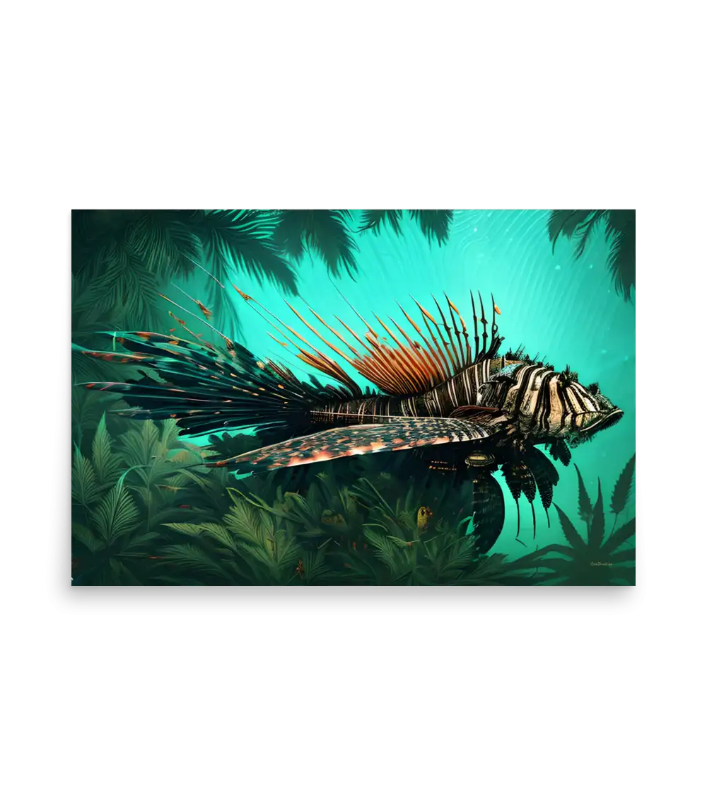 13 FIRE FISH Poster