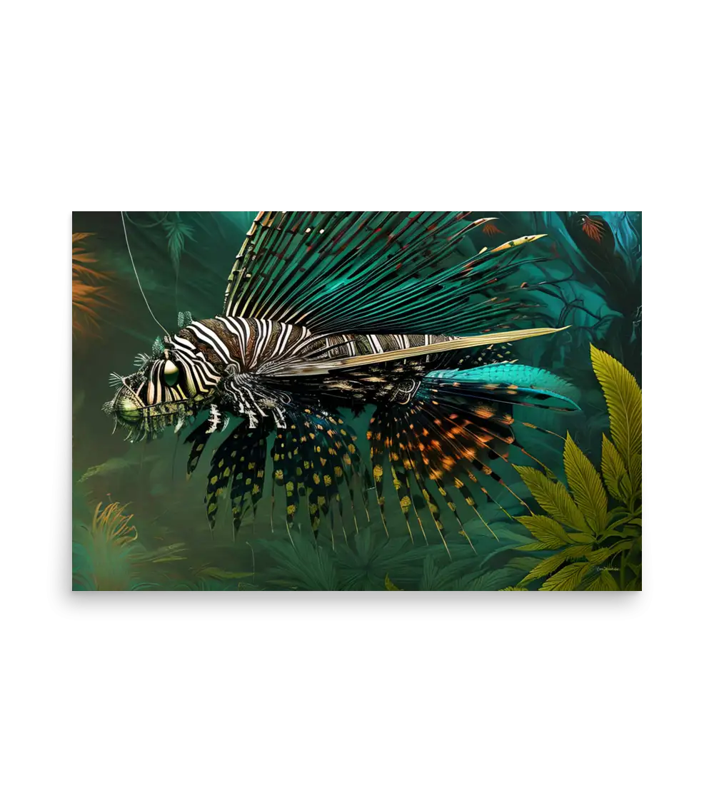 14 FIRE FISH Poster