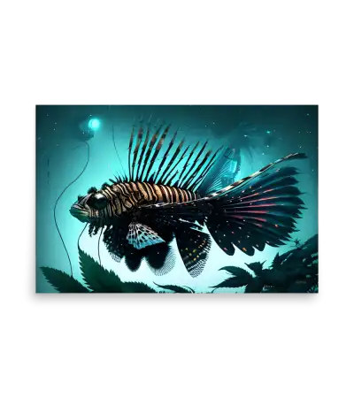 16 FIRE FISH Poster