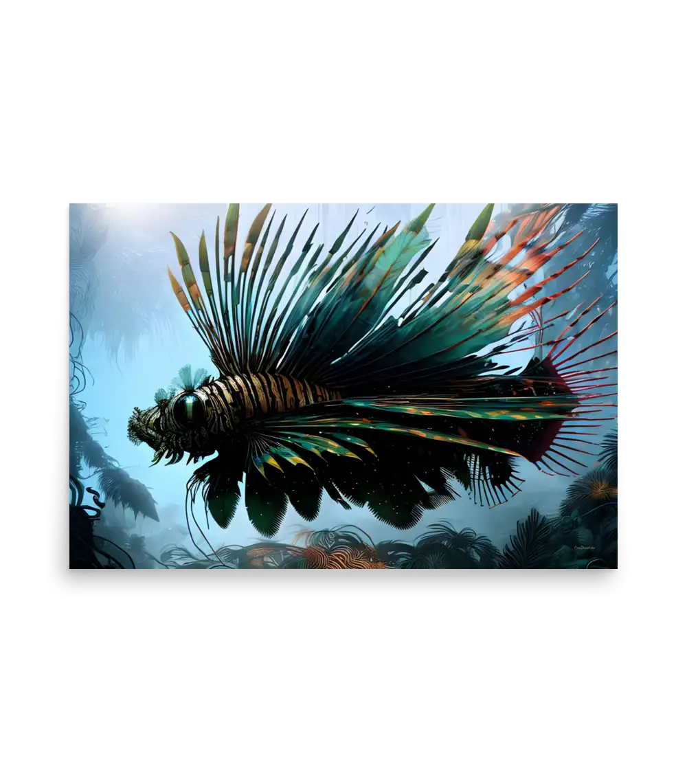 16 FIRE FISH Poster