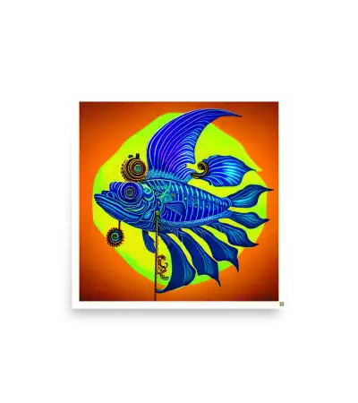 02 COLOR FISH Photo Poster
