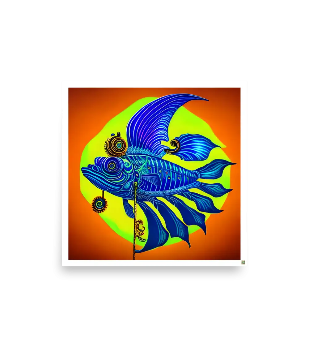 02 COLOR FISH Photo Poster