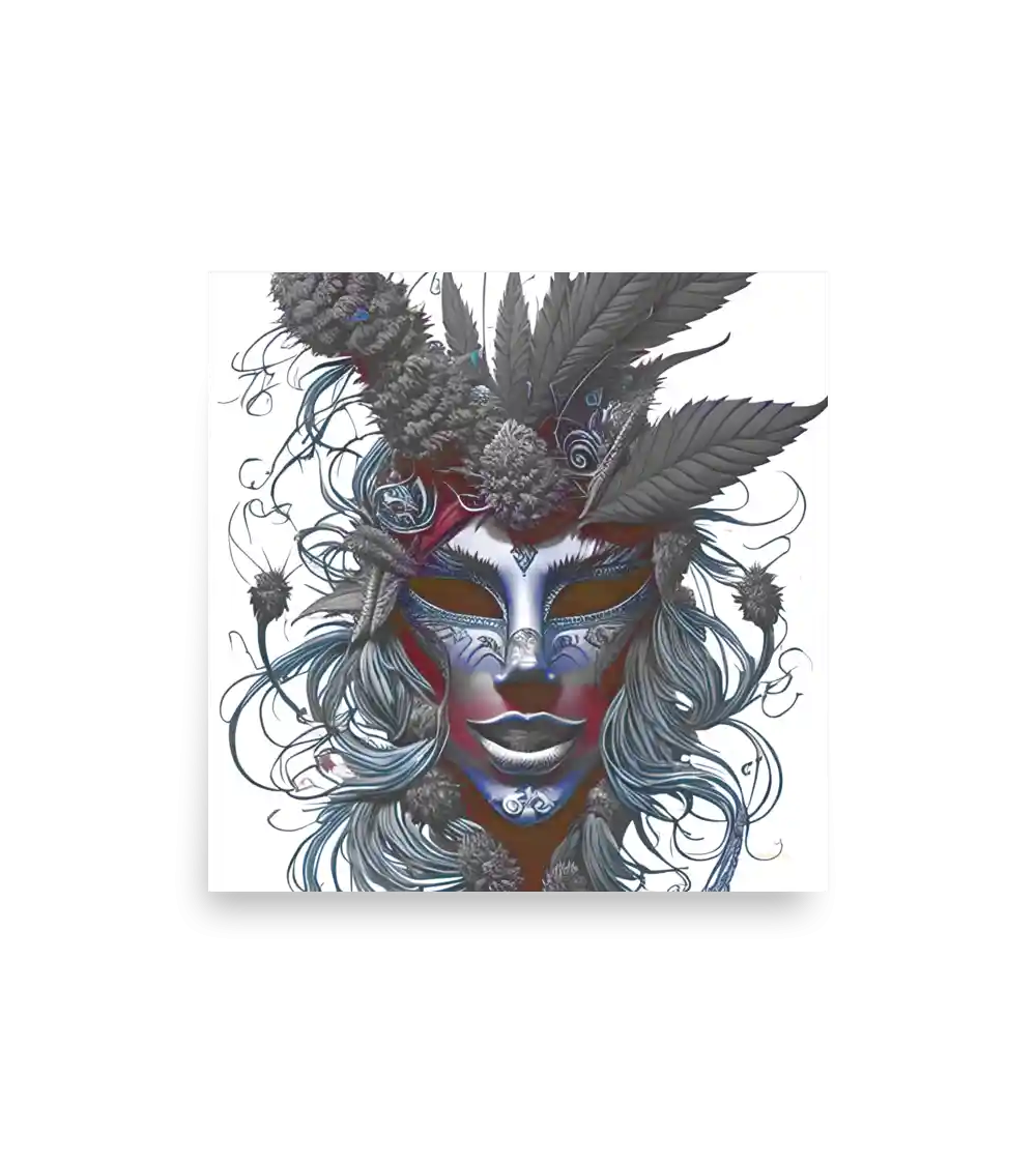 06 BLUE HFQ BURLESQUE Poster