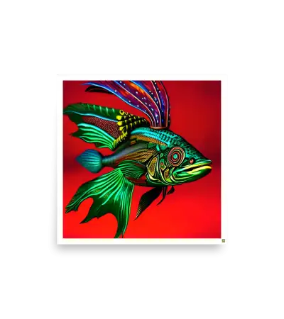 06 COLOR FISH Photo Poster